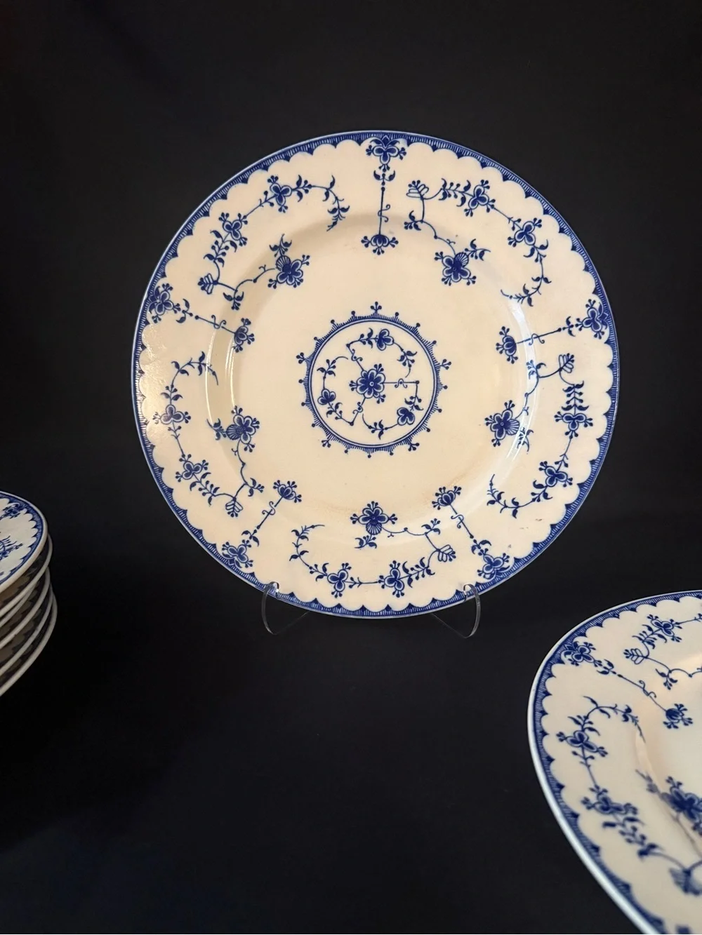 Marita Blue Delft - 8 Dinner Plates